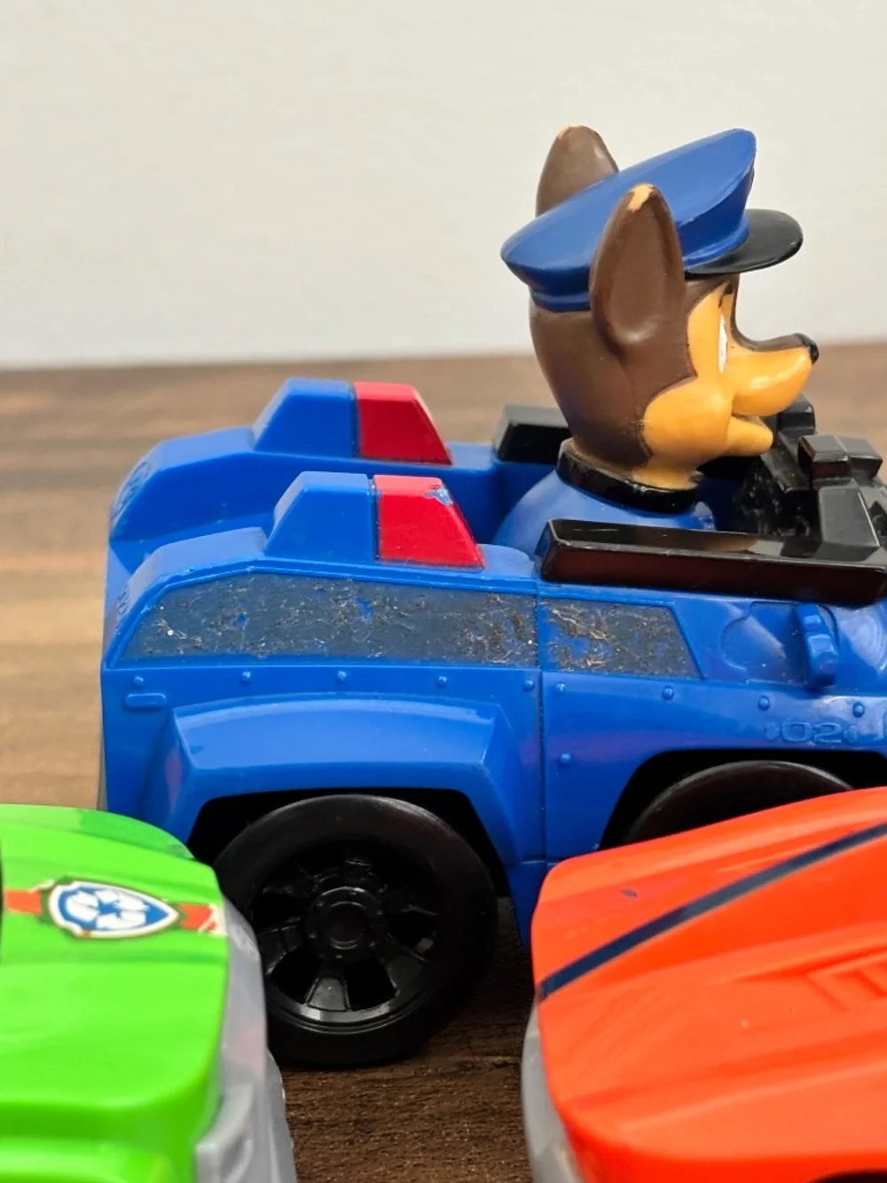 Paw Patrol Rescue Racers Vehicles Rocky Zuma Chase Figures Toy Cars LOT Set of 4